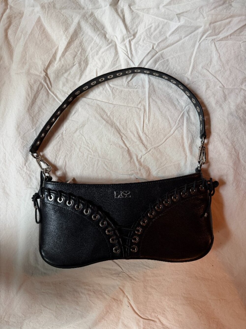 Ludovic de Saint Sernin Cleavage shoulder bag - black leather